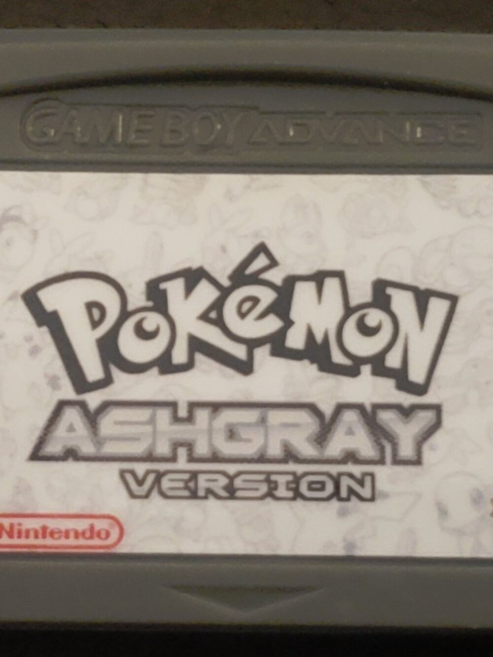 Pokemon AshGray GBA ROM Hack Video Game Custom Gameboy Advance English Spanish